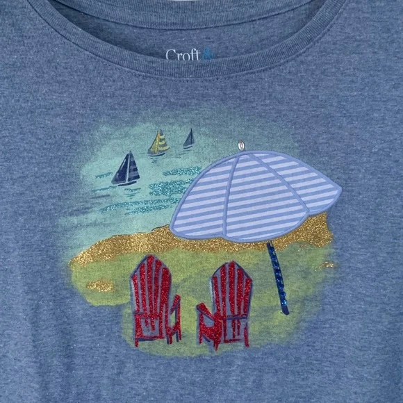 Woman’s Short Sleeve T-Shirt by Croft & Barrow.  Size XL. (NEW) - Picture 3 of 9